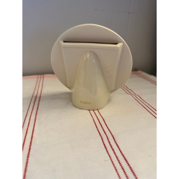 Vintage Lenox 5" Round Picture/Photo Frame Ivory & 24K Gold - Picture 2 of 7